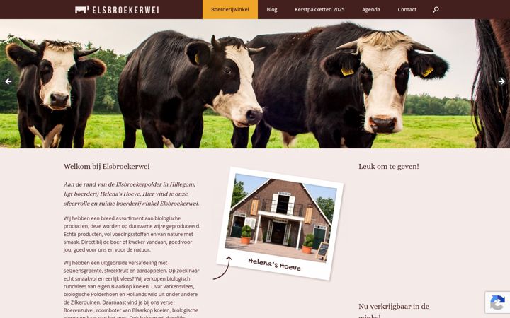 Snímek obrazovky elsbroekerwei.nl