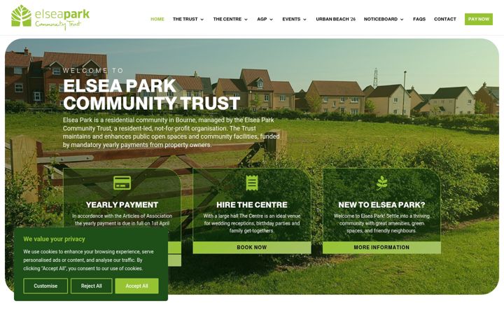 Screenshot of elseapark.com