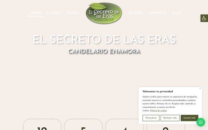 Screenshot of elsecretodelaseras.es