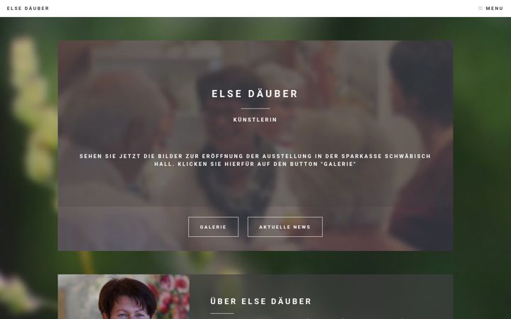 Snímek obrazovky elsedaeuber.de