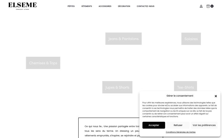 Screenshot of elseme.com