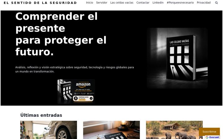 Screenshot of elsentidodelaseguridad.com