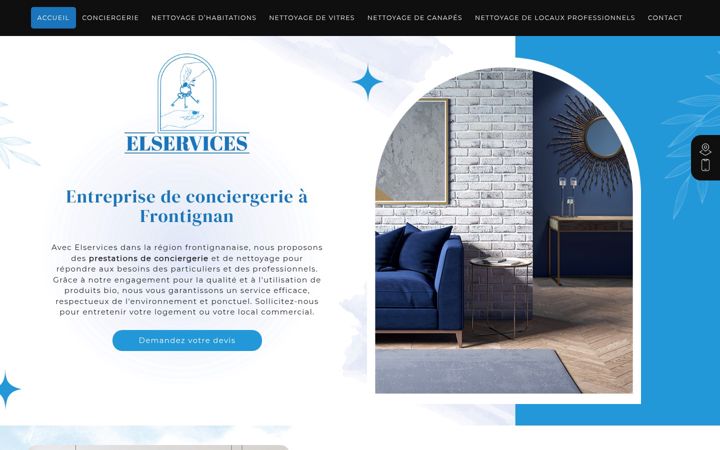 Screenshot of elservices-conciergerie.fr