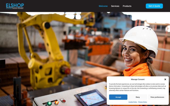 Screenshot di elshop.co.za
