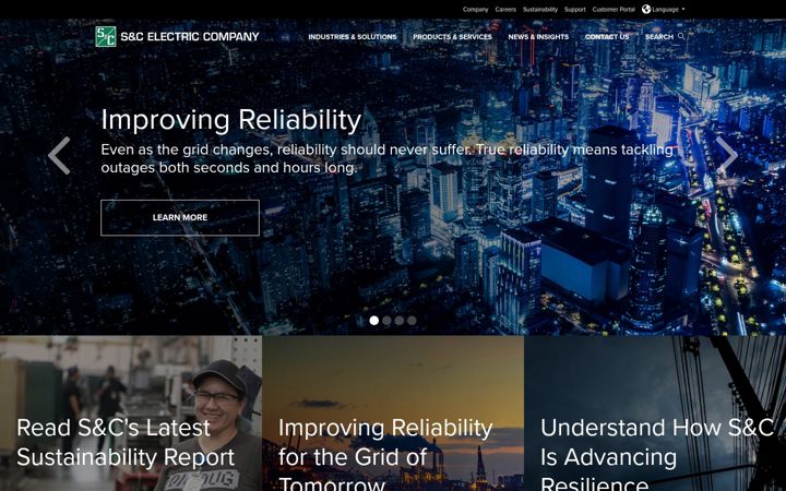 Screenshot of elsi.com