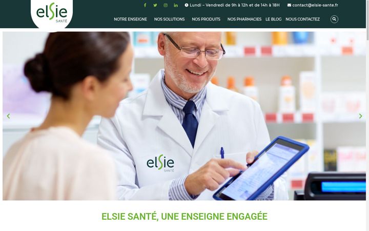 Snímek obrazovky elsie-sante.net