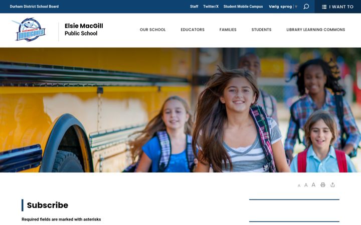 Screenshot of elsiemacgill-subscribe.ddsb.ca