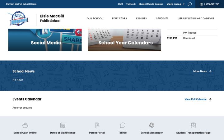 Screenshot of elsiemacgill.ddsb.ca