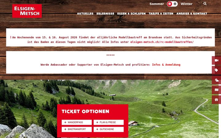 Skärmbild av elsigen-metsch.ch