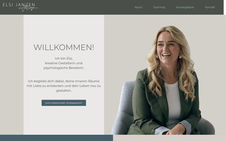 Screenshot of elsijanzen.com