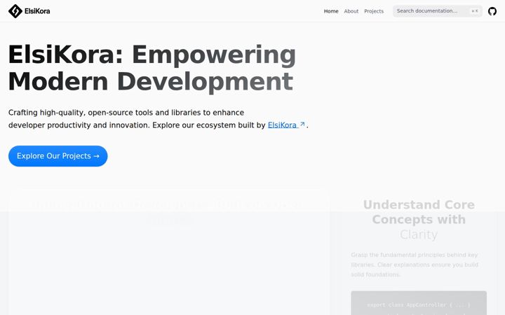 Screenshot of elsikora.com