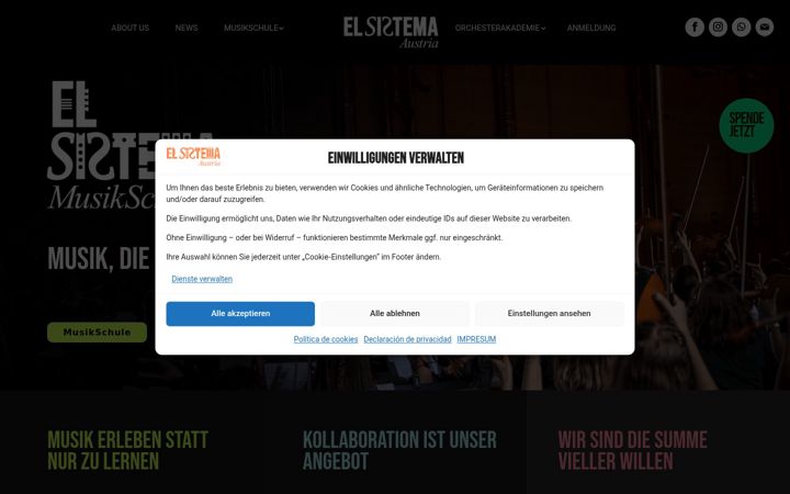 Zrzut ekranu elsistema-austria.at