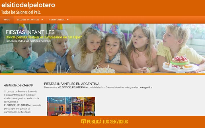 Screenshot of elsitiodelpelotero.com