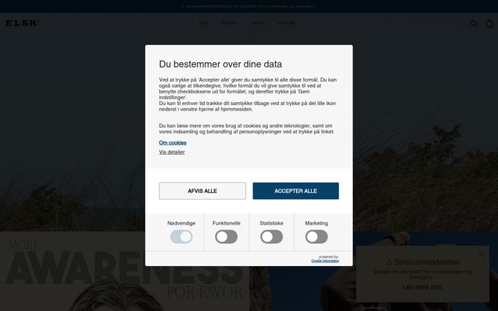Screenshot of elsk.com