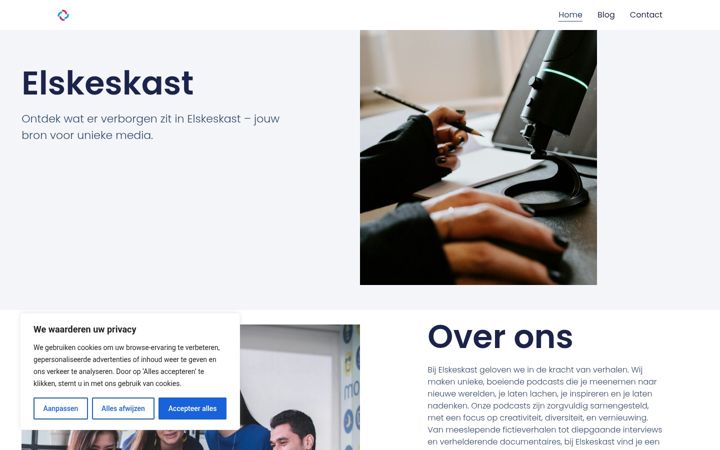 Snímek obrazovky elskeskast.nl