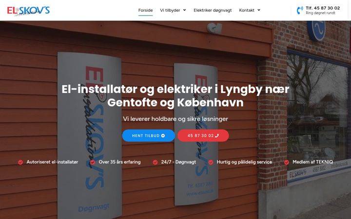 Screenshot ta' elskovs.dk