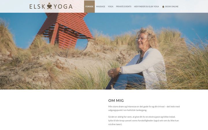 Screenshot di elskyoga.dk
