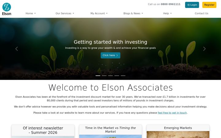 Screenshot of elsonassociates.com
