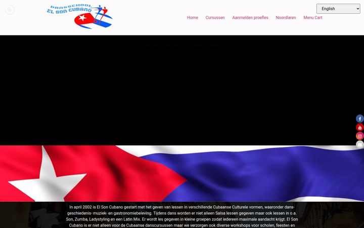 Snímek obrazovky elsoncubano.nl