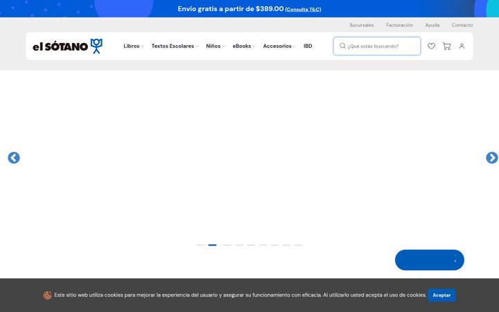 Screenshot of elsotano.com