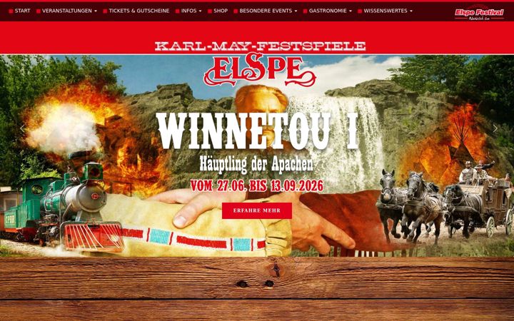 Screenshot of elspe.de