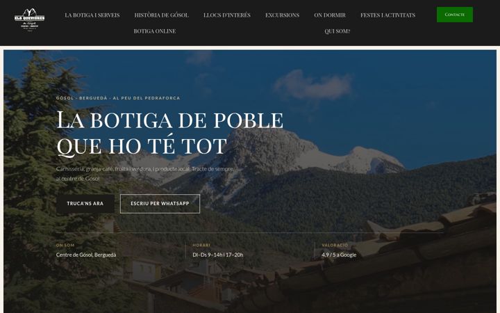 Screenshot of elsqueviuresdegosol.com