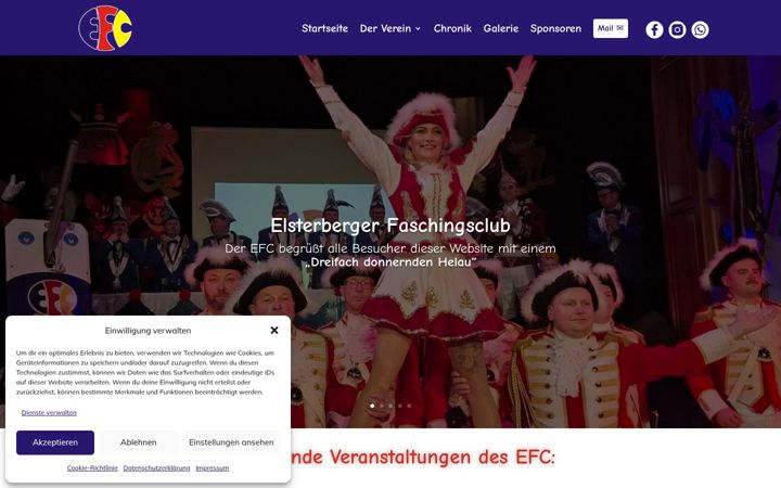Ekrano kopija elsterberger-faschingsclub.de