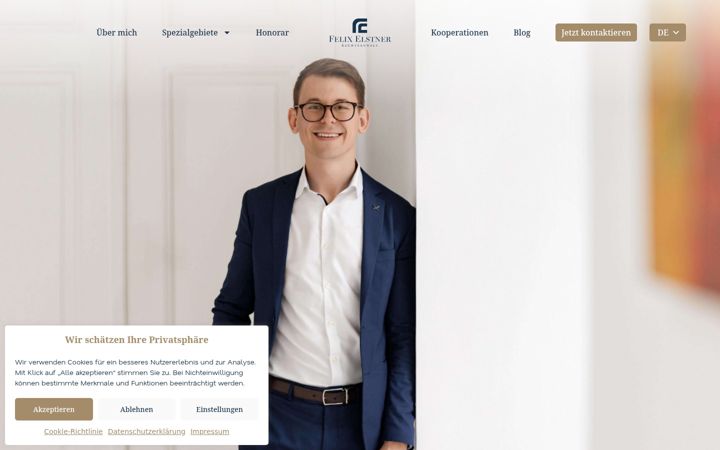 Zrzut ekranu elstnerlaw.at