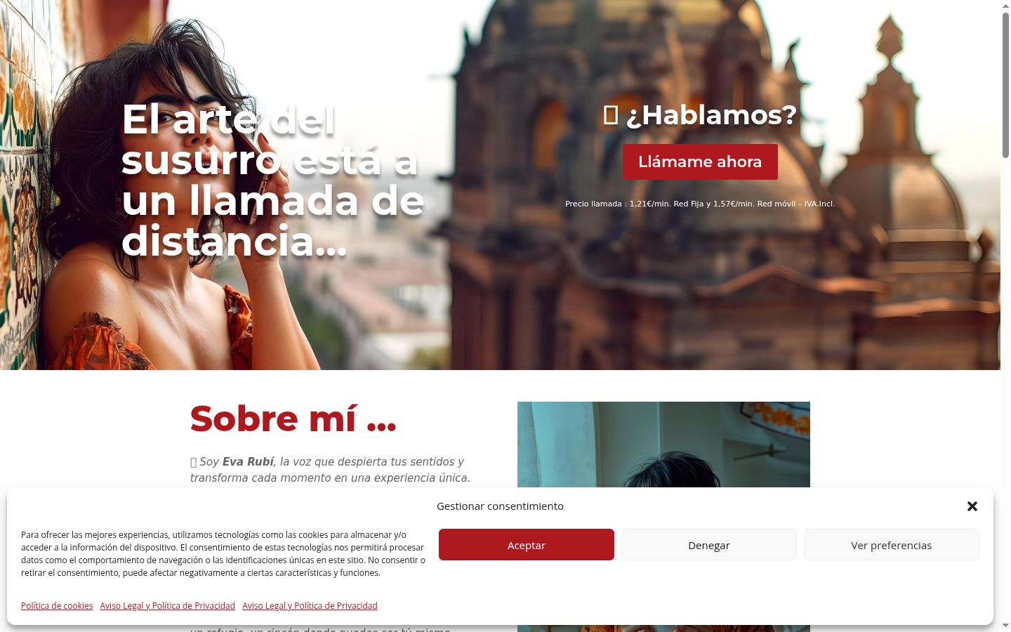 Capture d'écran de la bannière de consentement affichée avant toute interaction