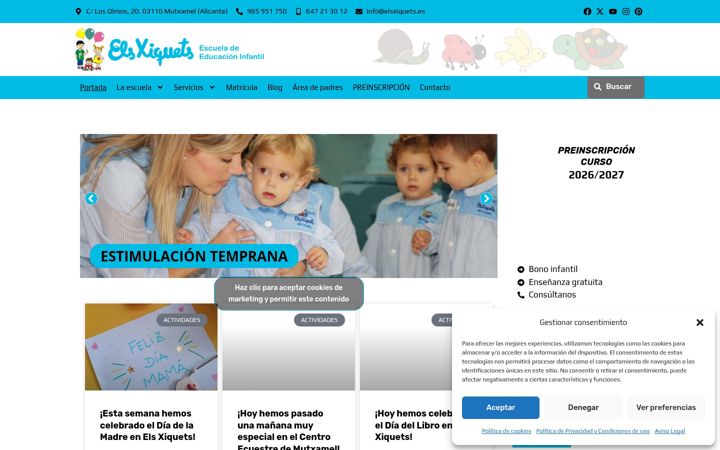 Screenshot of elsxiquets.es