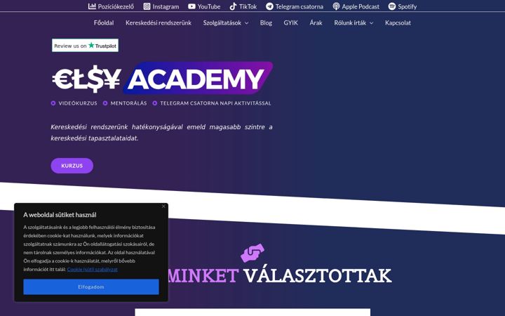 Ekrānuzņēmums no elsyfx.net