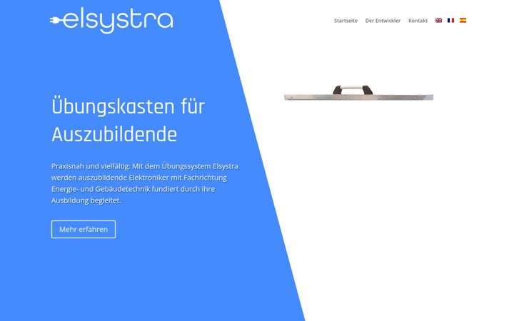 Screenshot of elsystra.de