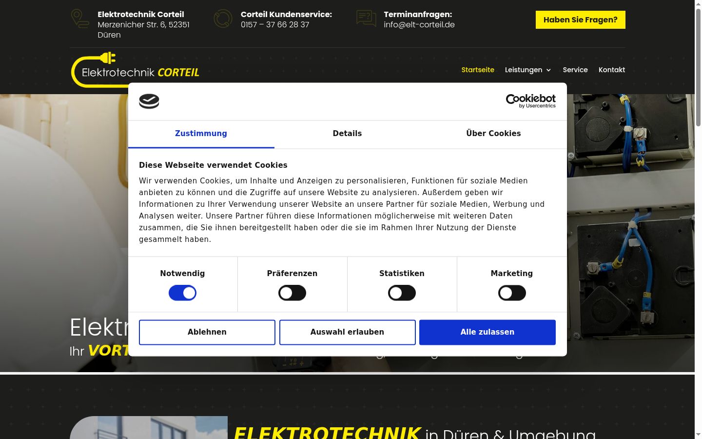 Snímka obrazovky banera súhlasu zobrazeného pred akoukoľvek interakciou