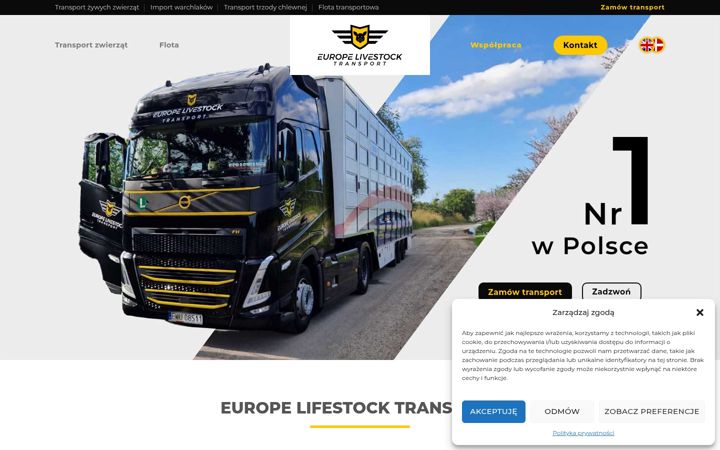 Snímek obrazovky elt-transport.pl