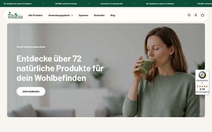 Screenshot of eltabia.de