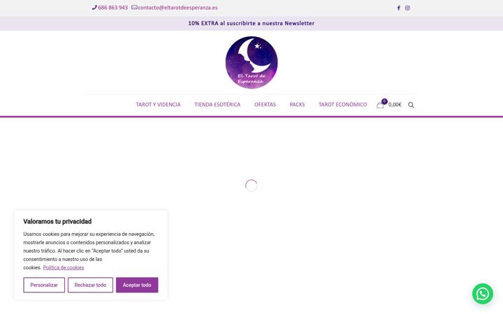 Screenshot of eltarotdeesperanza.es