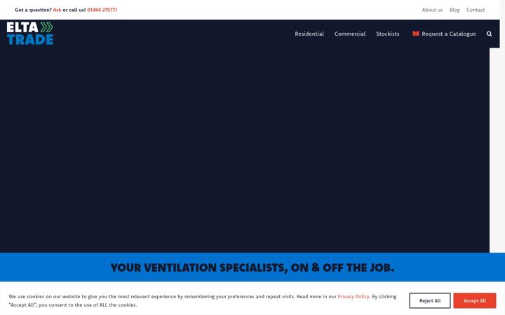 Screenshot von eltatrade.co.uk