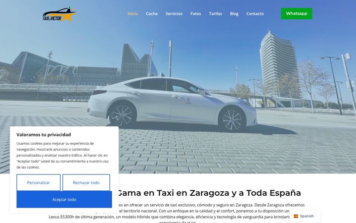 Screenshot of eltaxidevictor.es