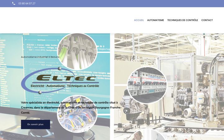 Screenshot di eltec-automatisme-controle-industriel.fr
