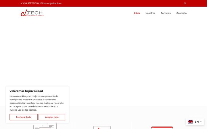 Screenshot of eltech.es