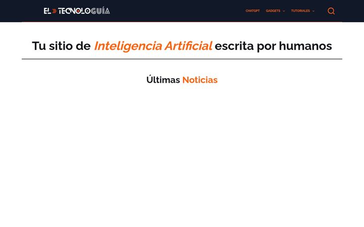 Screenshot of eltecnologuia.com
