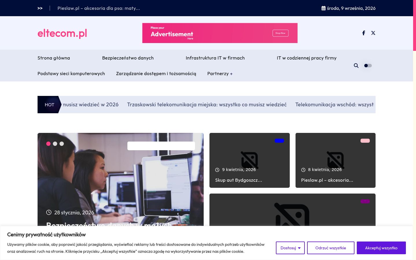Snímek obrazovky baneru souhlasu zobrazeného před jakoukoli interakcí