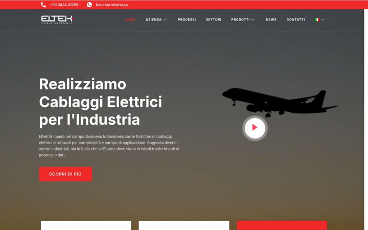 Screenshot di elteksrl.it