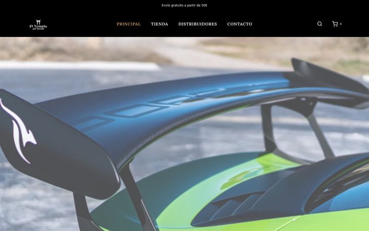 Screenshot of eltemplodeldetail.es