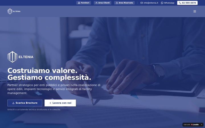 Screenshot di eltenia.it