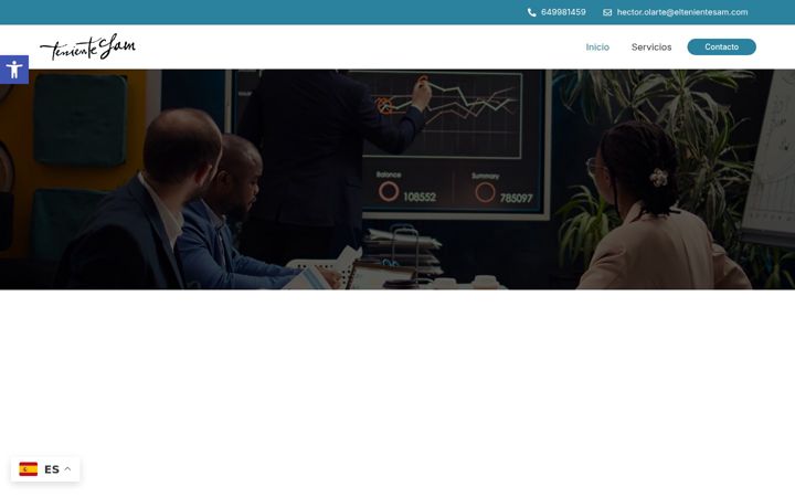 Screenshot of eltenientesam.com