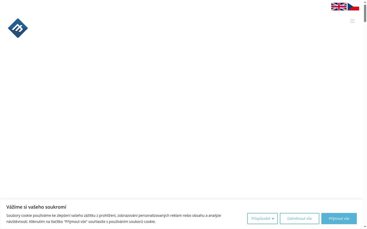 Captura de ecrã do banner de consentimento apresentado antes de qualquer interação