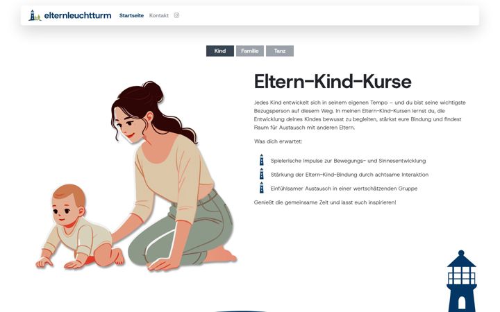 Screenshot του eltern-leuchtturm.de