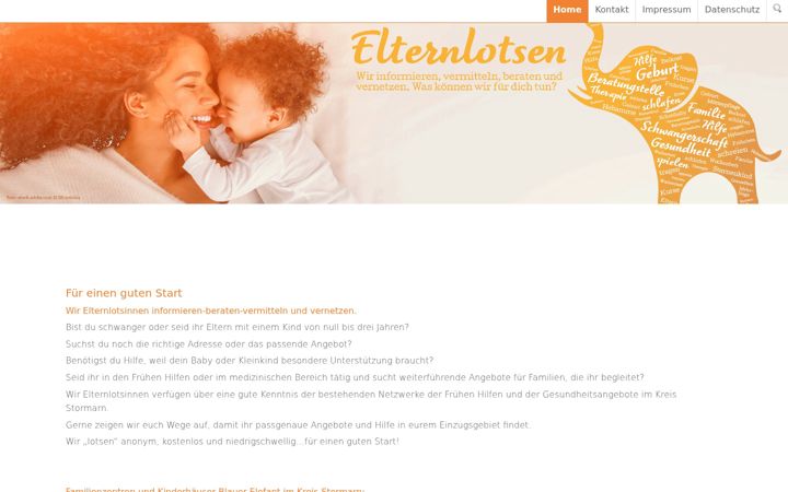 Skjámynd af eltern-lotsen.de