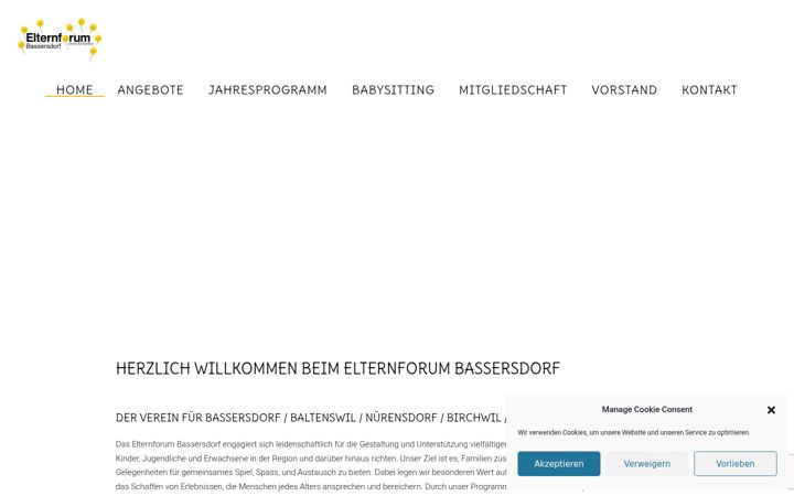Skärmbild av elternforumbassersdorf.ch